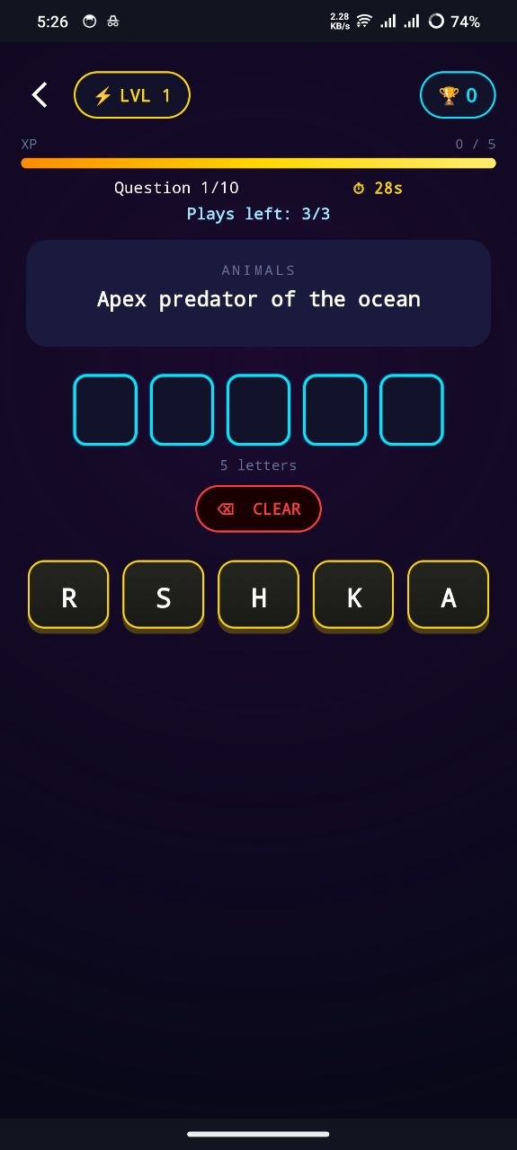 TaskPex Quiz